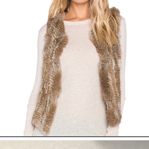 Rabbit fur vest - Picture 2 of 6